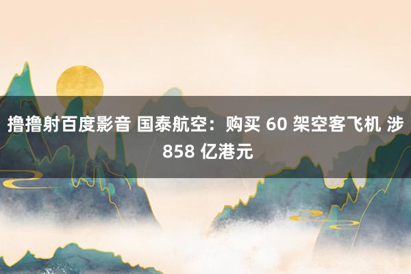 撸撸射百度影音 国泰航空：购买 60 架空客飞机 涉 858 亿港元